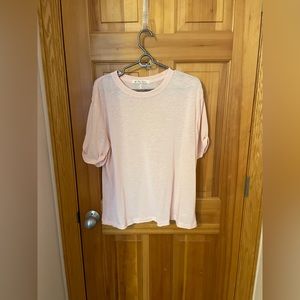 Free People Peach Tee